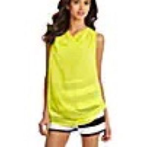 Gianni Bini Karina Mixed-Media Knit Blouse Size Medium